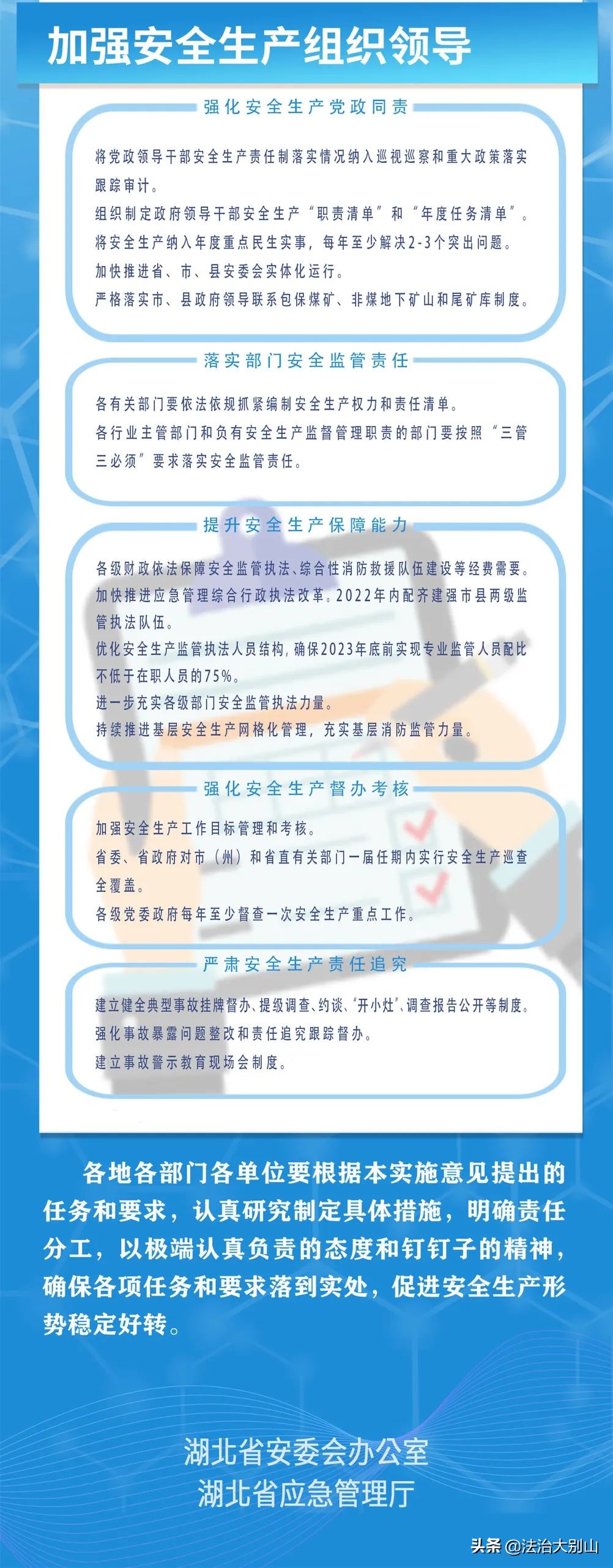 速看↘湖北省安全生产“20条”