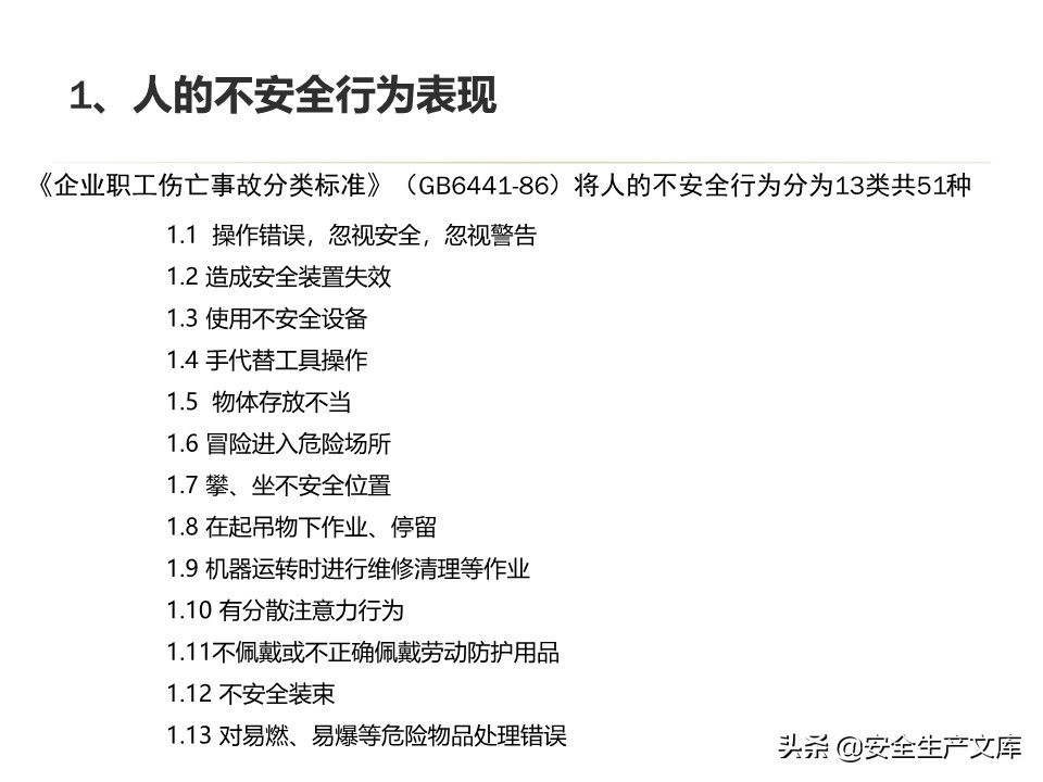 安全生产隐患排查治理实用讲义
